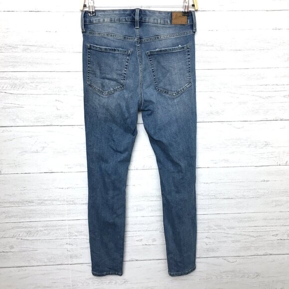 Aeropostale Women's Jeans Super High Rise Jegging Distressed Stretch size 6S - Picture 2 of 9